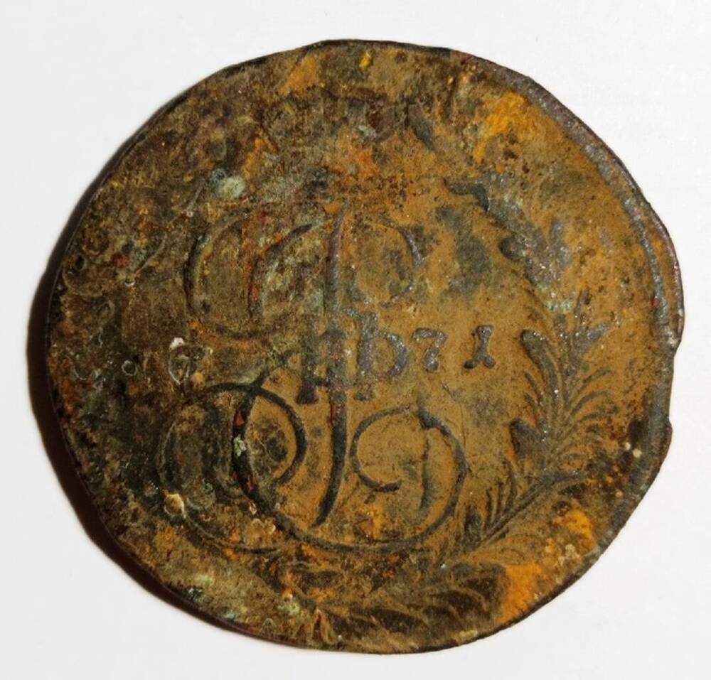 монета 5 копеек 1771 года