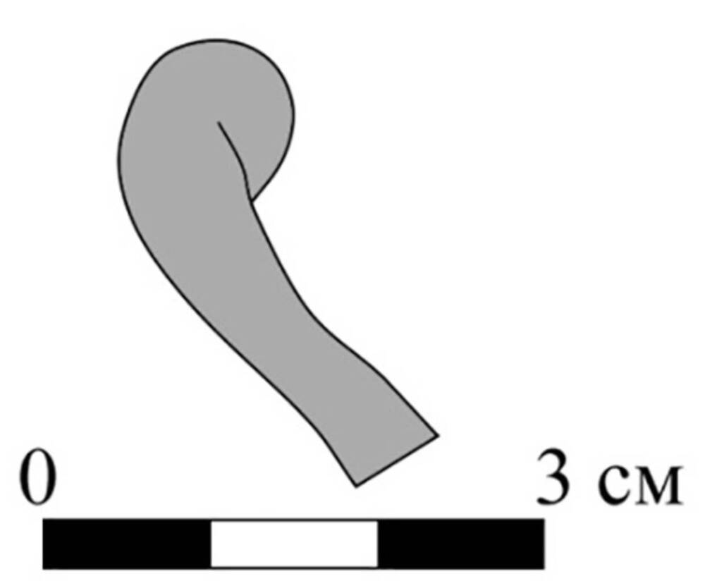 Фрагмент глиняного сосуда