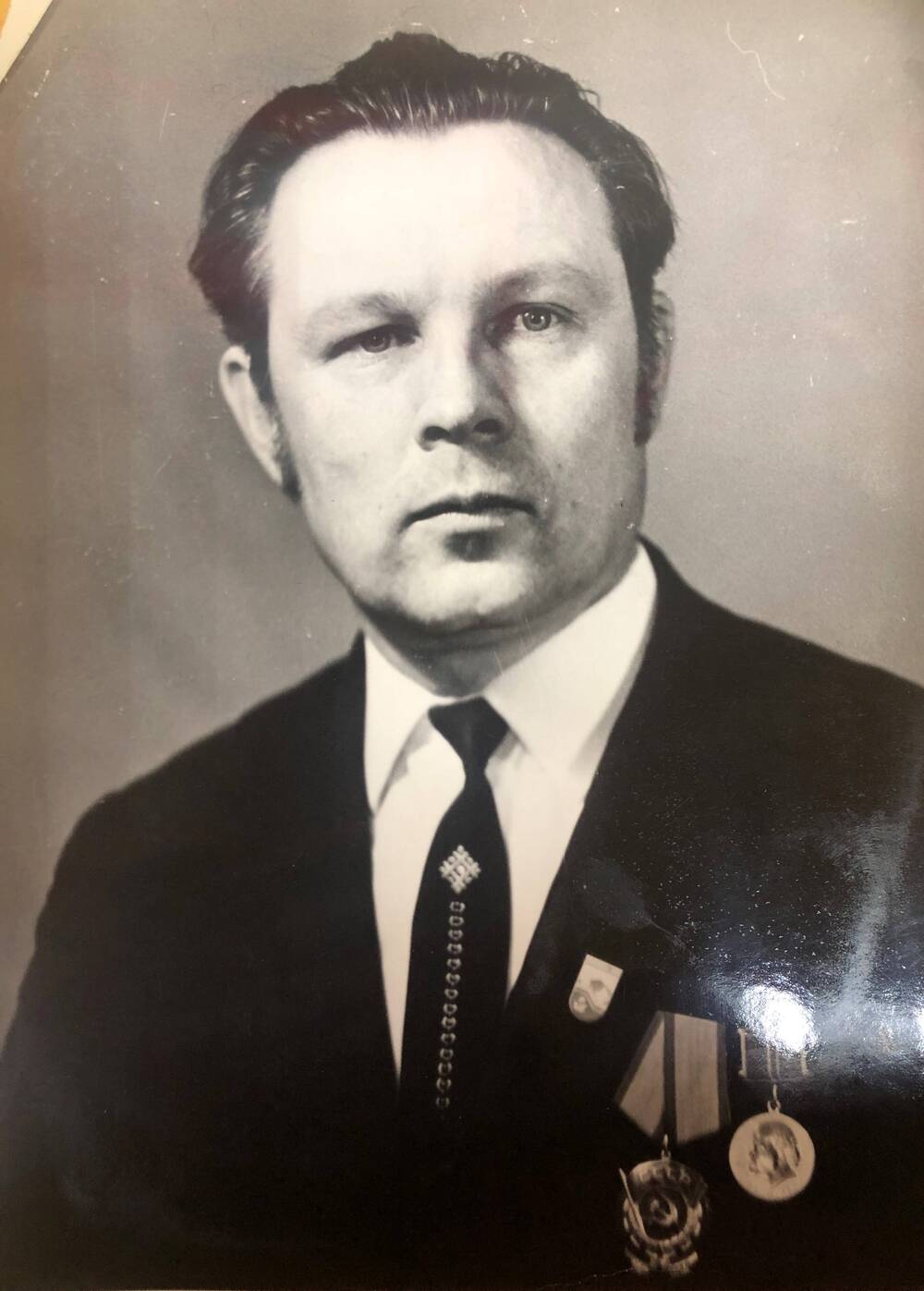 Фото  Баталов Б.А.., секретарь обкома с-з Светлый путь 1970г.