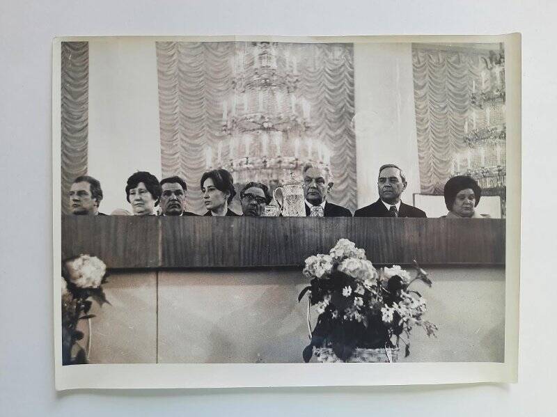 Фотография. Колонный зал. 6 марта 1976 г.