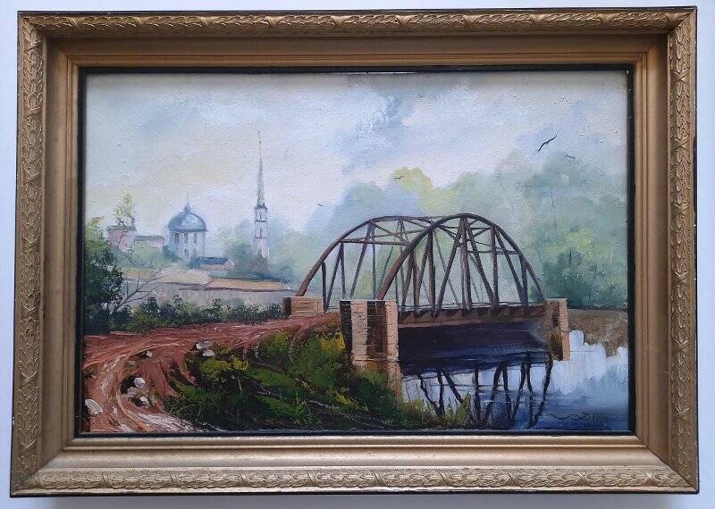 картина. Картина «Железный мост»