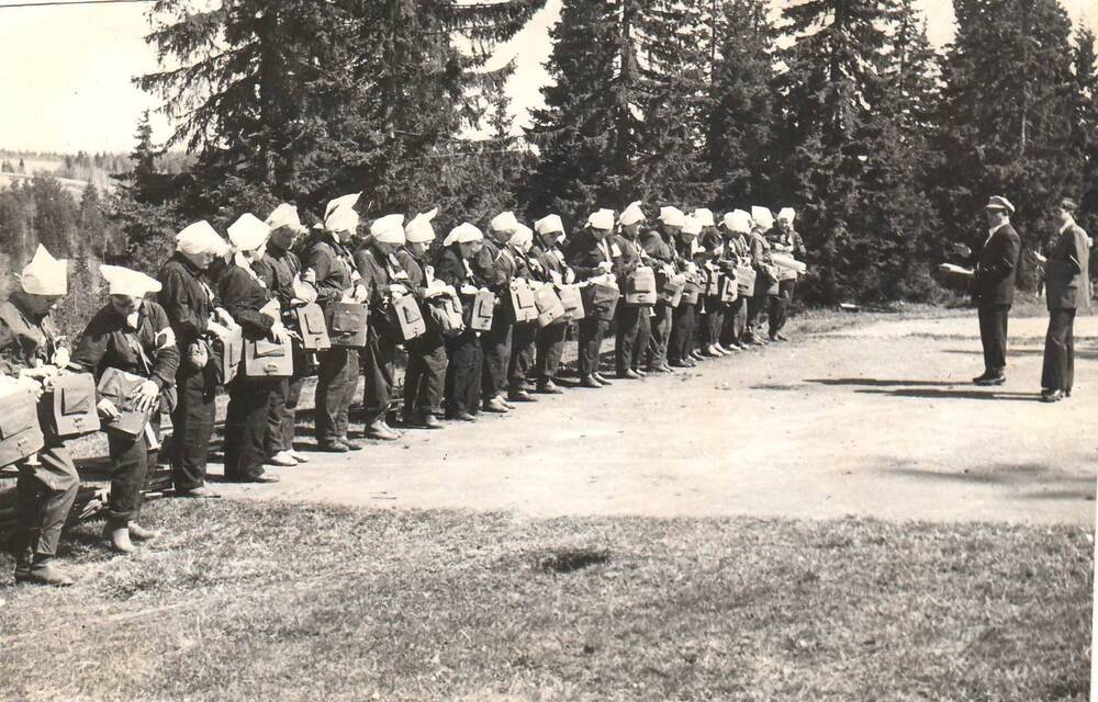 Фотография черно-белая Отделенческая больница г.Сосногорска