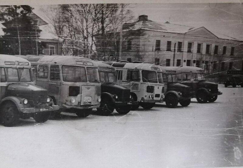 Фотография. Автобусная остановка на ул. Советской