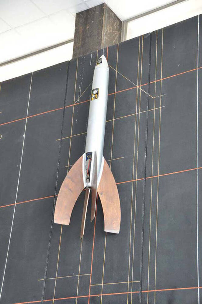 Макет ракеты 03 в натуральную величину.