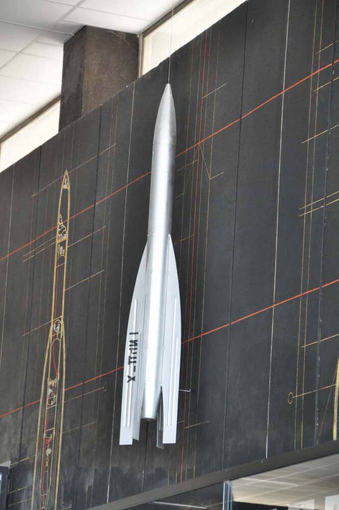 Макет ракеты ГИРД-Х в натуральную величину.