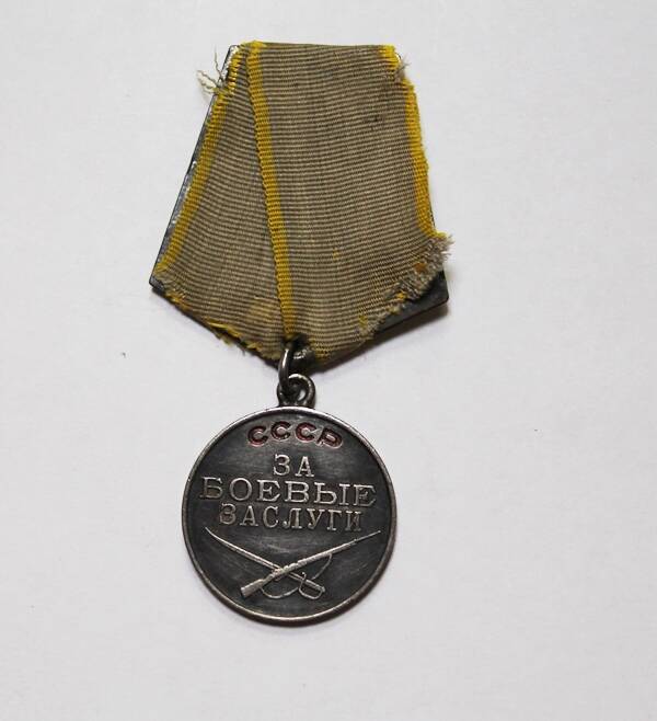 Медаль За боевые заслуги Зубкова И.А. 6 августа 1944г 
  №1106735