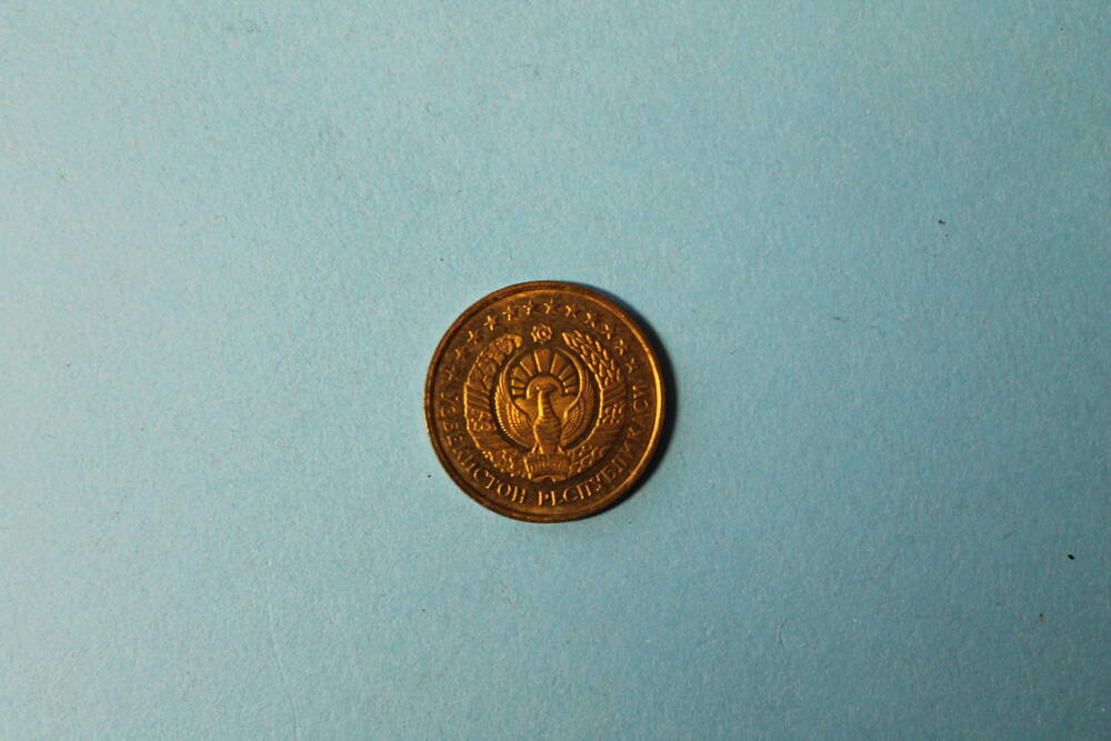 Монета 1 тийин 1994 г.