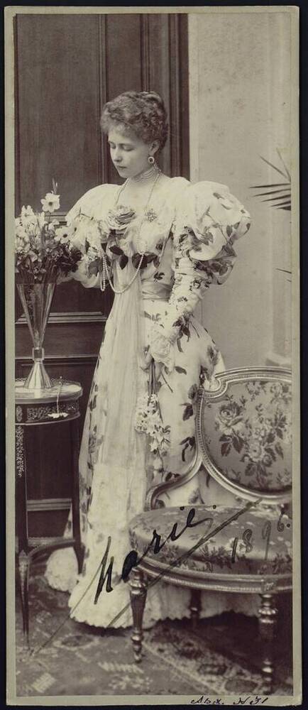 Фотография. Мария (1875-1938), принцесса Румынская и герцогиня Саксонская.