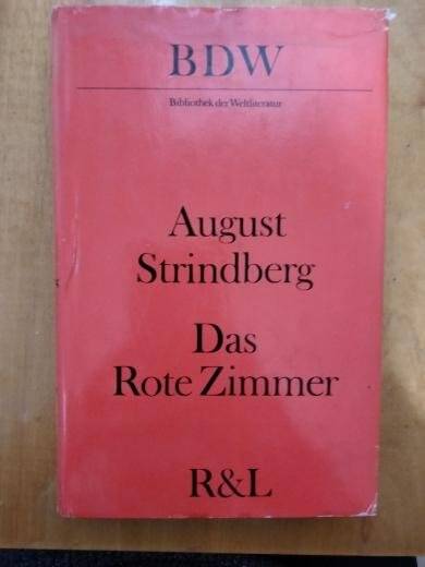 Книга. BDW August Strindberg Das Rote Zimmer