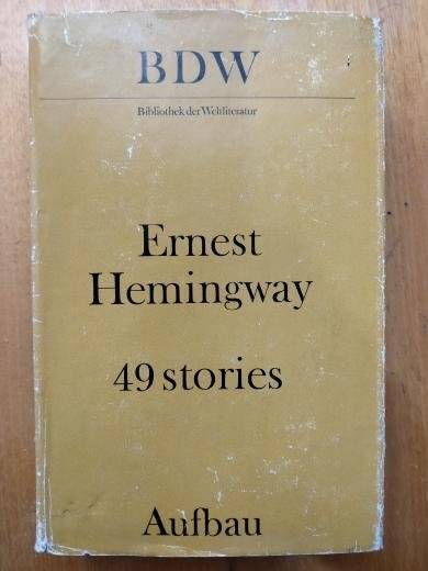 Книга. BDW Ernest Hemingway 49 stories