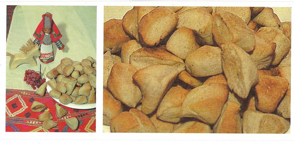 Открытка Сдобное печенье из комплекта открыток Кухня Удмуртии .