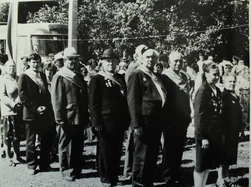 Празднование в Нижнекамске Дня Победы. 1985 г. Фотография