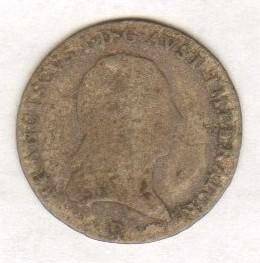 Монета. 3 крейцера, Франц I. Австрия страна. Из комплекта: Иностранные монеты.