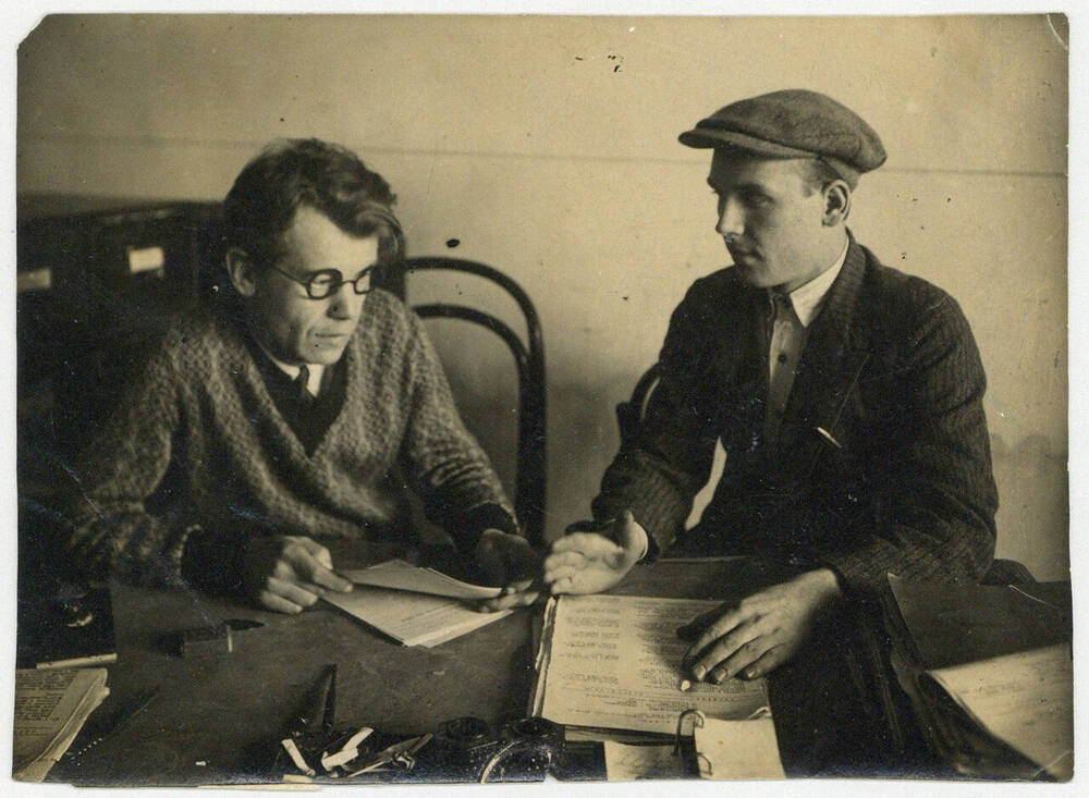 Фотография. Кожин и Михеев П.Н. 1925 г.