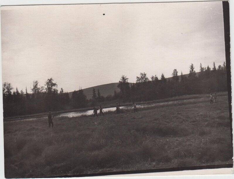 Фотография. Едяйская бригада совхоза Орджоникидзе.