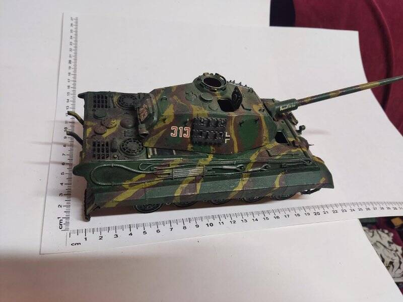 Модель немецкого танка времён II Мировой войны.