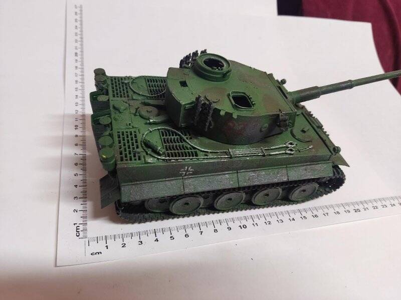Модель немецкого танка времён II Мировой войны.