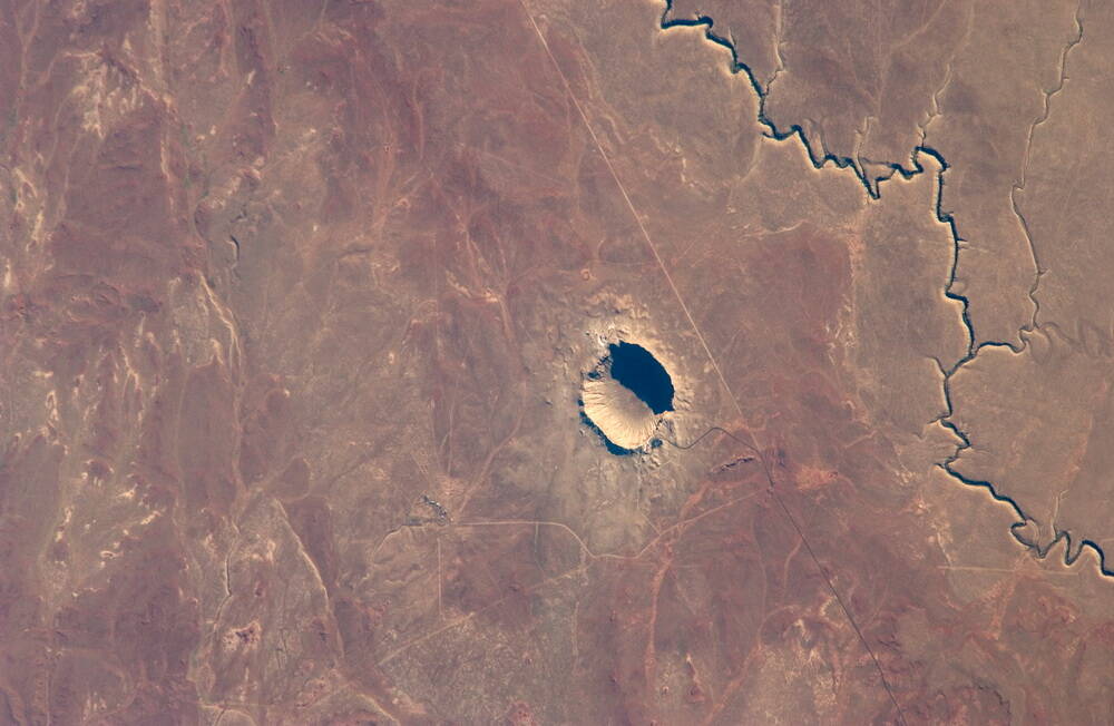 Фотография Аризонский метеоритный кратер. США. Автор С.К. Крикалев