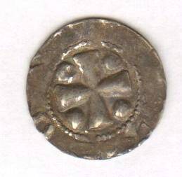 Монета, денарий, Майнц (?), Оттон III (983-1002). Германия. Из комплекта: Иностранные монеты.