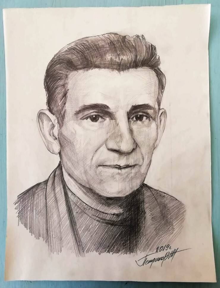 Портрет Теодора Винтера (1902-1944), зятя Вильгельма Пика, курсанта немецкой группы Кушнаренковской объединённой партийной школы Коммунистического Инт