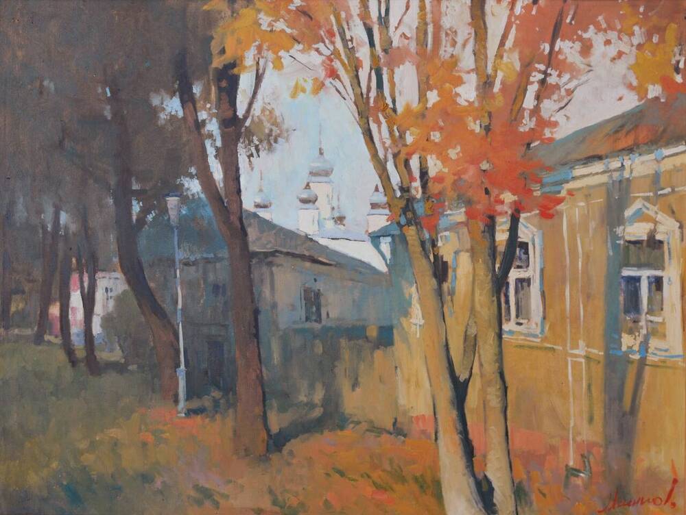 Картина «Осенний вечер» К.В. Миенков