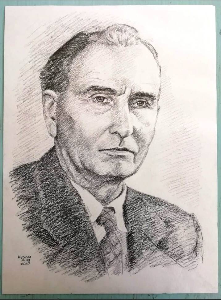 Портрет Бернхарда Кённена (1889-1964), Заместитель руководителя немецкой группы Кушнаренковской объединённой партийной школы в 1941-1943 годах. После 