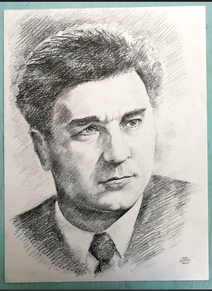 Портрет Вылко Червенкова (1900-1980),  входил в руководство Коминтерна. Первый начальник Кушнаренковской объединённой партийной школы Коминтерна в 194