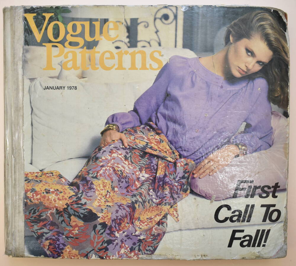 Журнал моды Vogue Рatterns. Январь 1978 г.