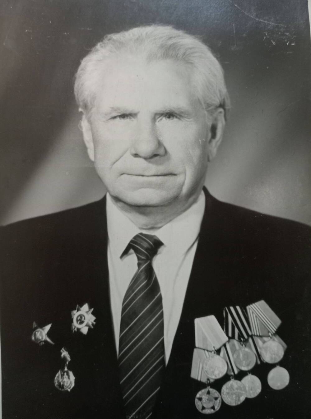 Фото. Барабанов В.К., ветеран Великой Отечественной войны.