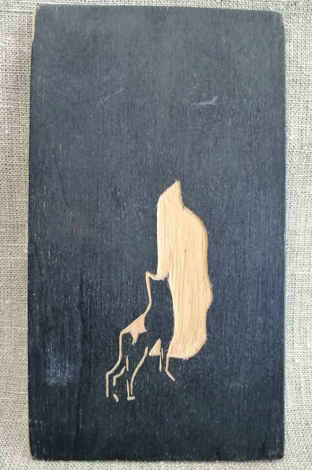 Панно с изображением волка