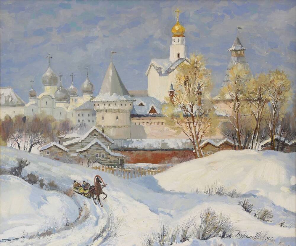 Картина «Последний снег» К.В. Миенков