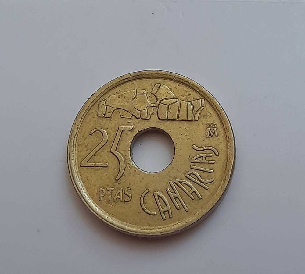 Монета 25 песет. Испания 1994 г.