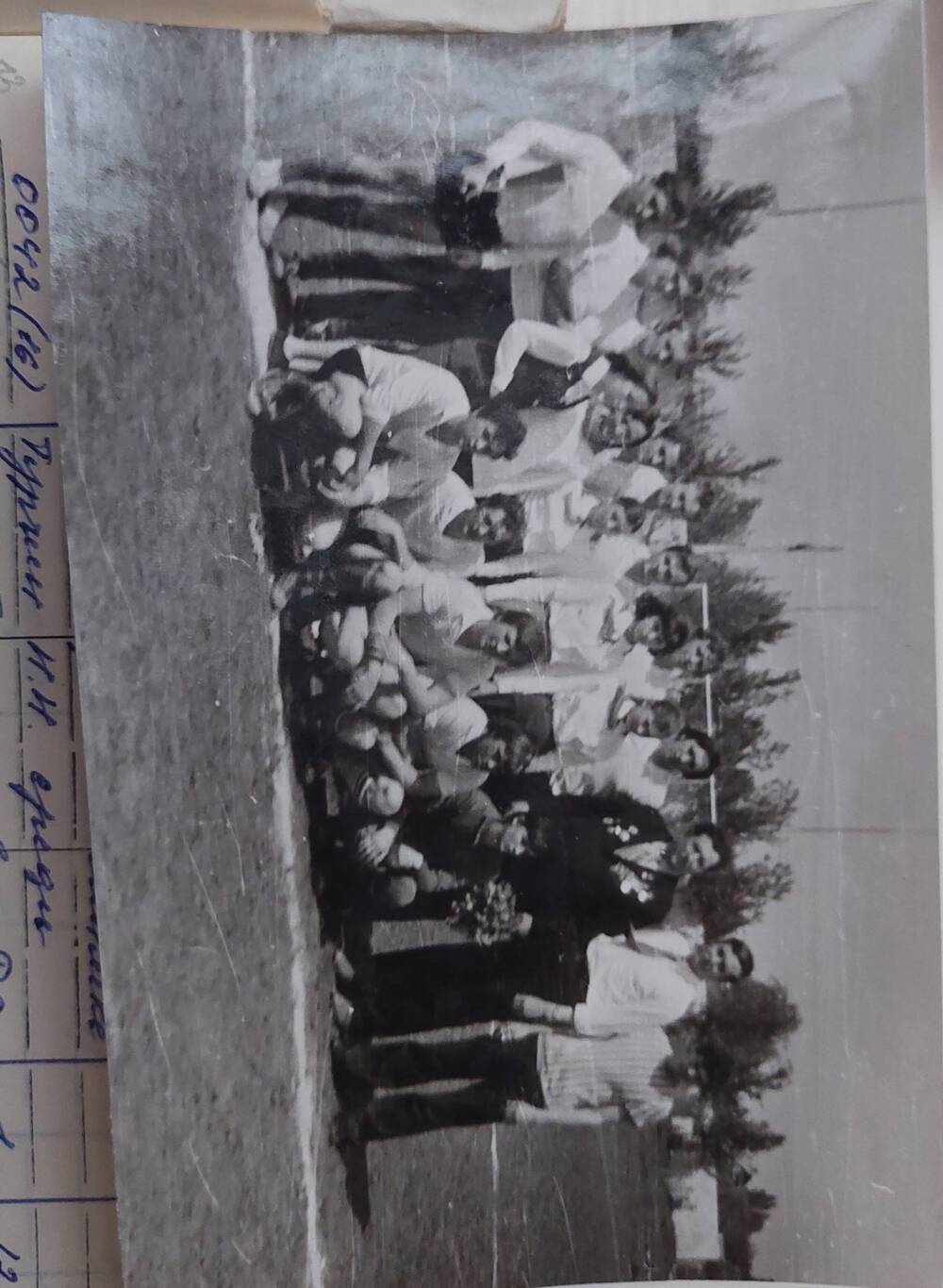 Фото ч/б Турчин Н.Н. среди футболистов г.Донецка 1972г.