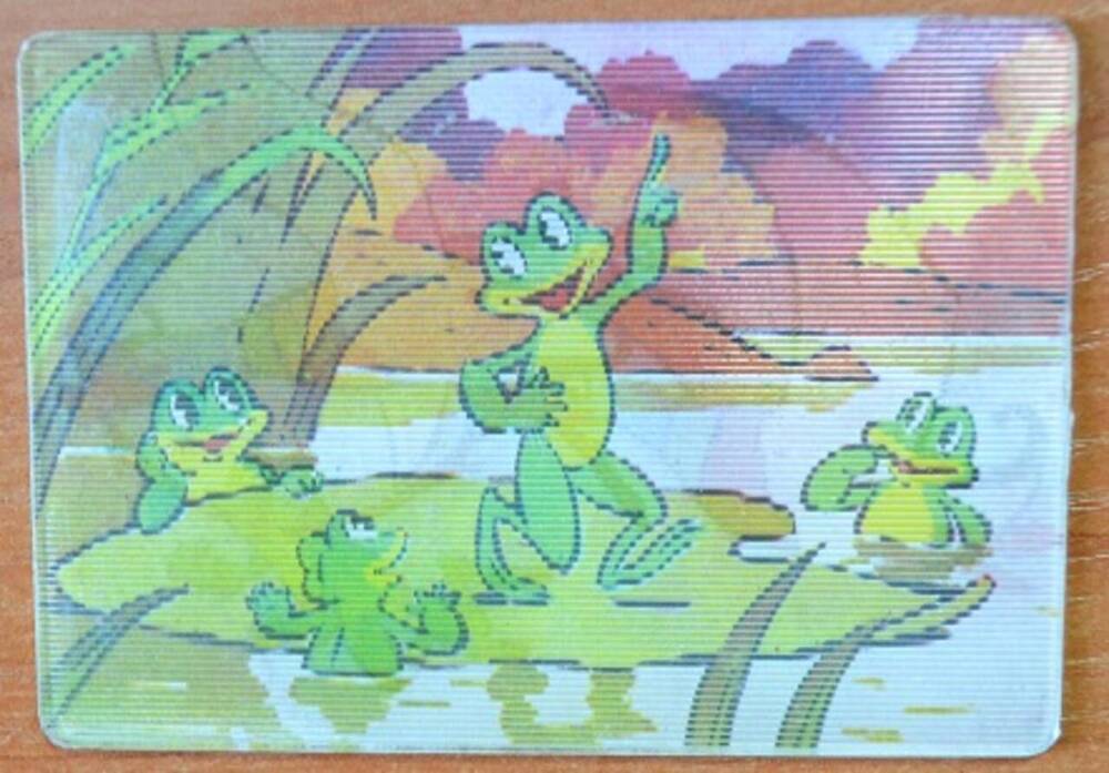 Календарь карманный на 1983 г. с вариоизображением. Мультфильм Лянушка - путешественница