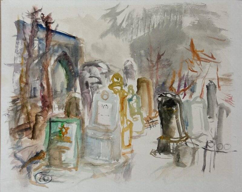 Еврейское кладбище.