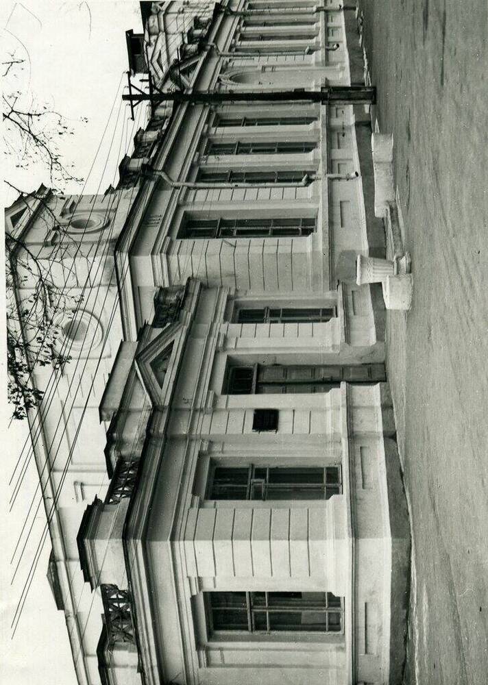 Фотография ч/б. На снимке грязелечебница 1961 г. . 