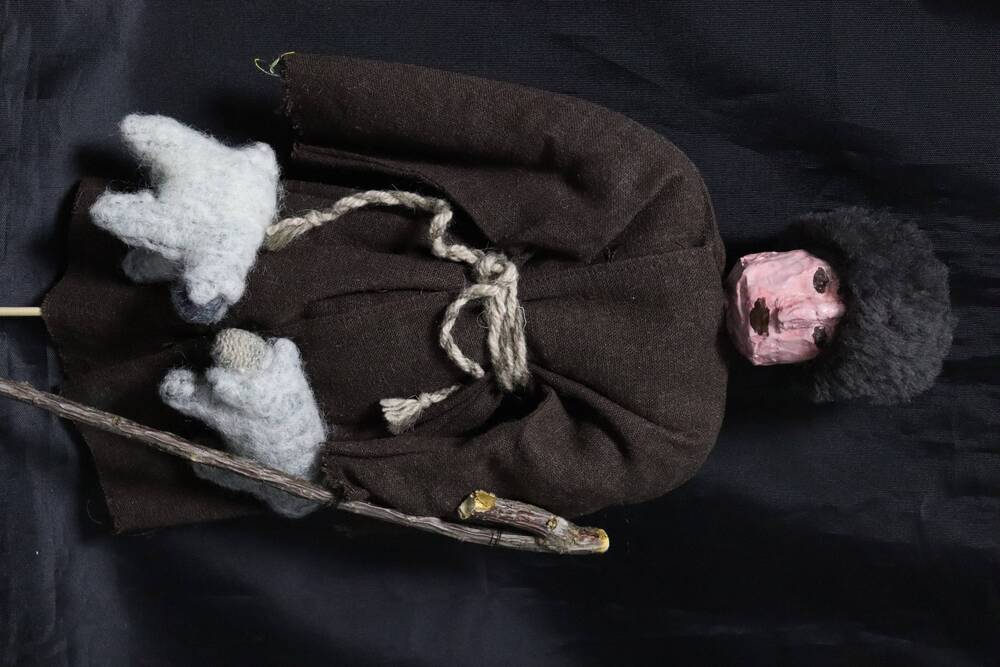 Кукла  ручной работы из коллекции  кукол Рождество. Пастух.