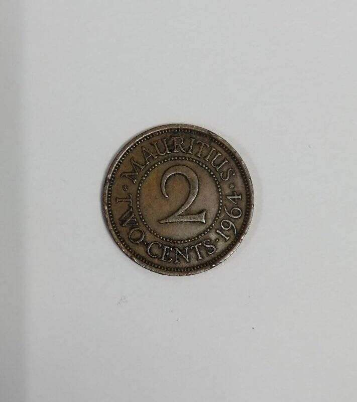 Монета 2 цента. Коллекция - денежные знаки Зарубежных стран Покатилова И.Д.
