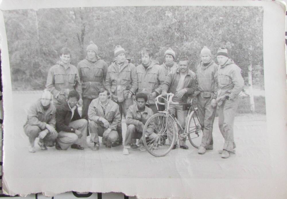 фото участников велопробега 1986г.