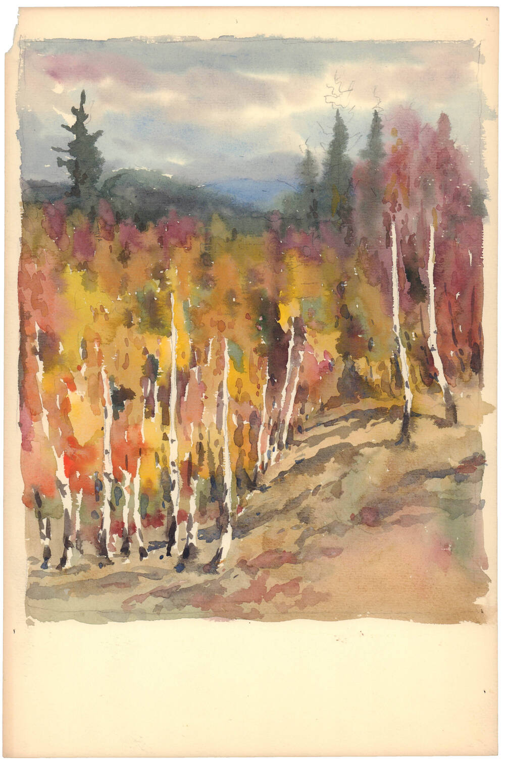 Рисунок «Осень в лесу»