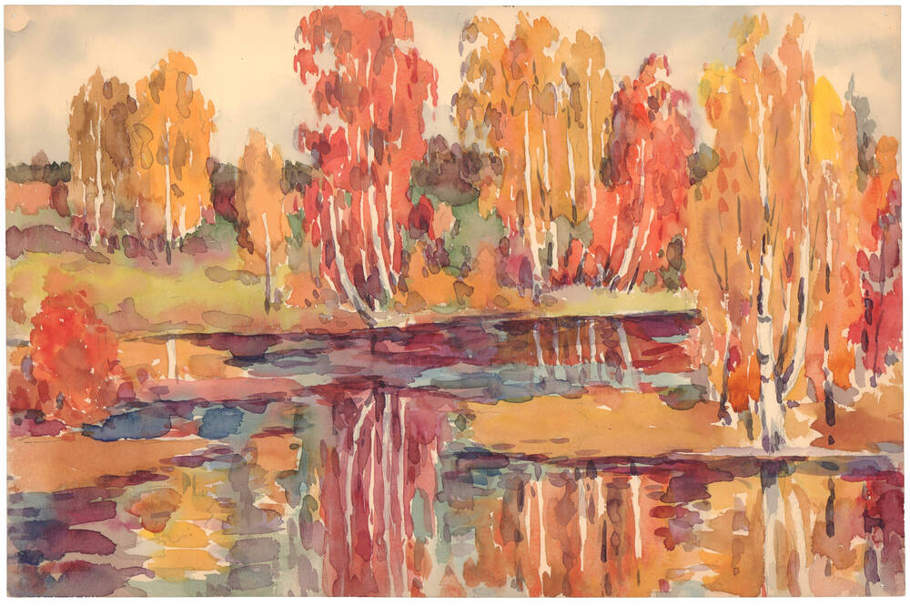 Рисунок «Осенние краски леса»
