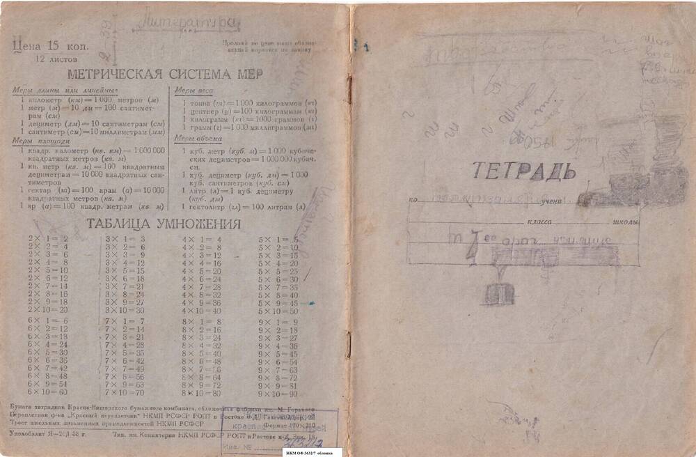 Коллекция документов Сониной Сониной Дэе Гавриловны