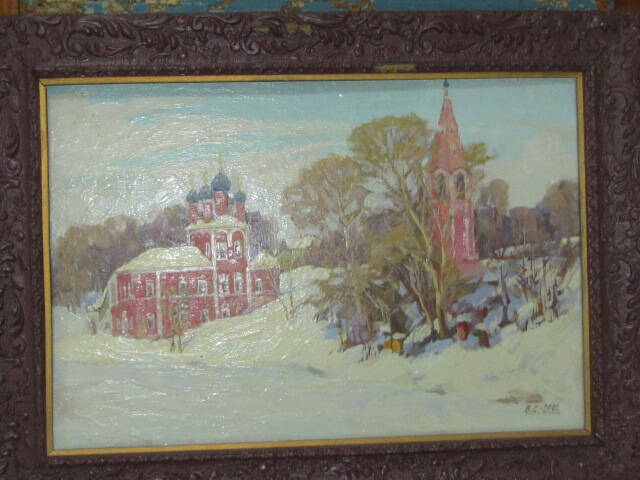 Сахно В. Зима. Церковь казанская Преображенская