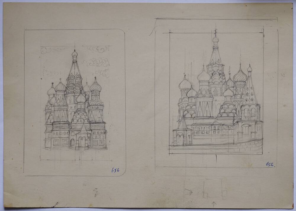 Рисунок Храм Василия Блаженного