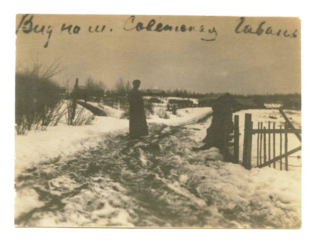 Фотография. Вид на поселок Советская Гавань.