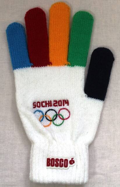 Перчатка из комплекта с олимпийской символикой «SOCHI 2014»