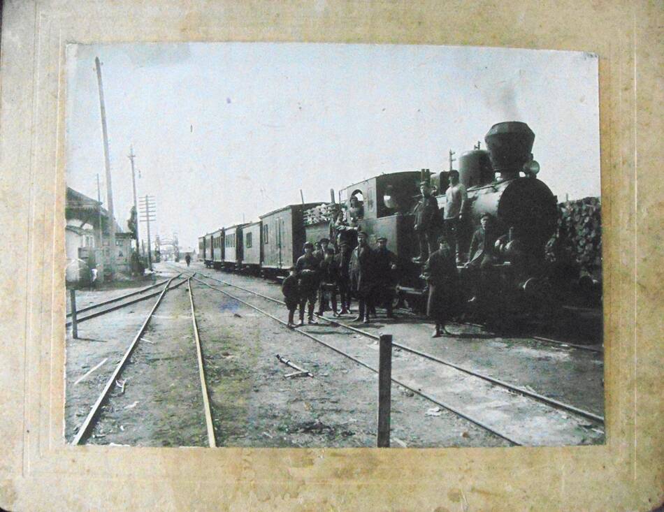 Фото. Бодайбинская железнодорожная станция, 1929г.