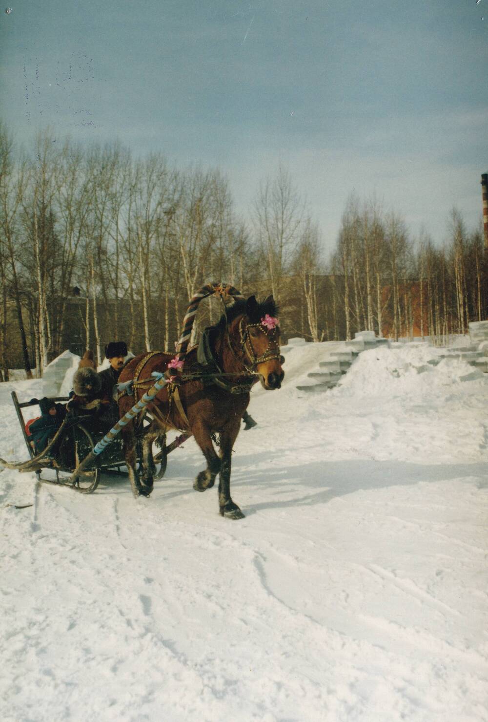 Фотография Катание на лошадях. Масленица 2003 г.