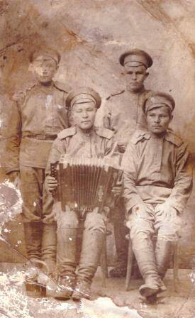 Фотография солдатов I мировой войны