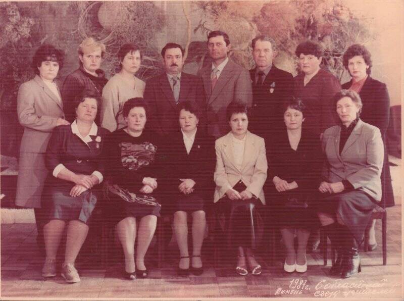 Фотография цветная учителей Голышмановского района с 6 областного съезда учителей